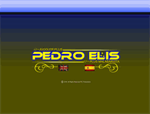 Tablet Screenshot of pedroelis.com